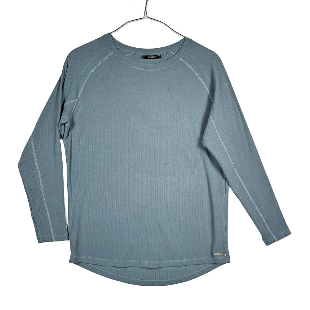Alphalete Monarch Collection Men's Slate Long Sleeve Tee Size Large